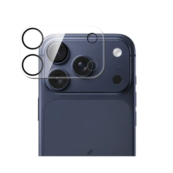 Clear hybrid camera lens cover for iPhone 17 — DEFF