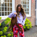 Cosy Club sweater lila