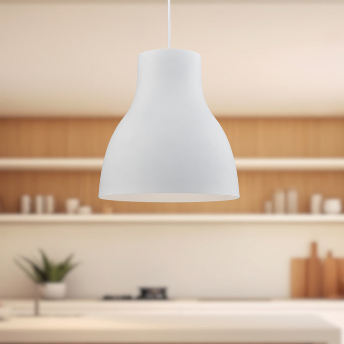 Cradle 16-in Aluminum Pendant