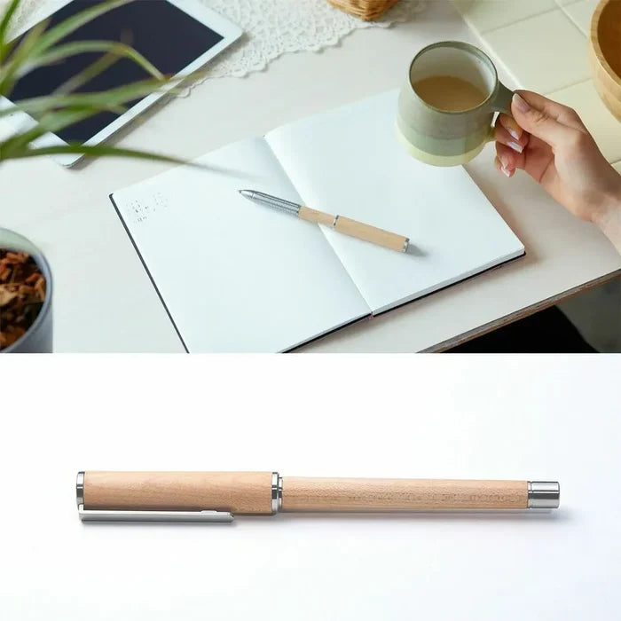 DeFF 2nd Gen Refill Pen Jacket, Natural Wood Design — DEFF