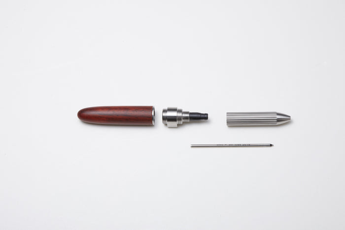 DeFF 5th Gen Refill Pen Jacket, Natural Wood & Carbon Fiber — DEFF