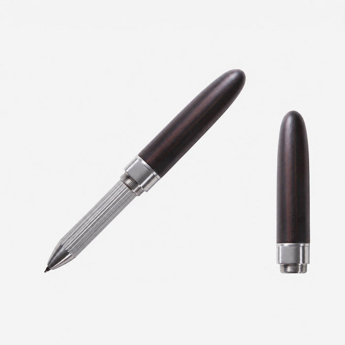 Ebony Wood + Stainless Steel / No Engraving Required