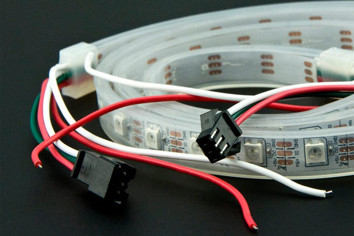 Digital RGB LED Weatherproof Strip 60 LED - (1m) [Discontinued] by DFRobot - The Pi Hut