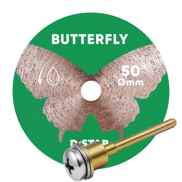 Butterfly 45-50mm Diamond Blade for Ceramic & Porcelain – package contents