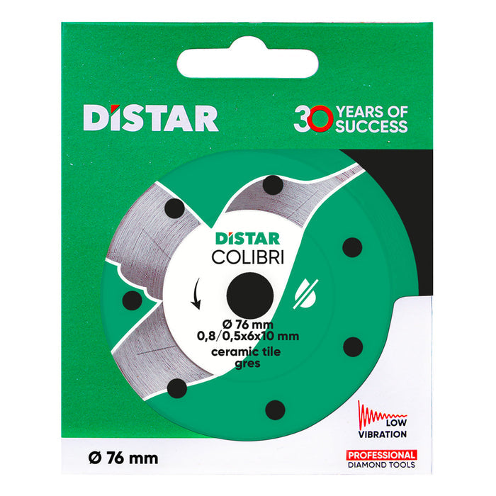 Colibri 3 inch diamond blade for precision ceramic and porcelain tile cutting