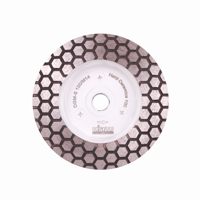DISTAR DGM-S – 4" Diamond Grinding Cup for Porcelain & Granite (Angle Grinder) – product view 1