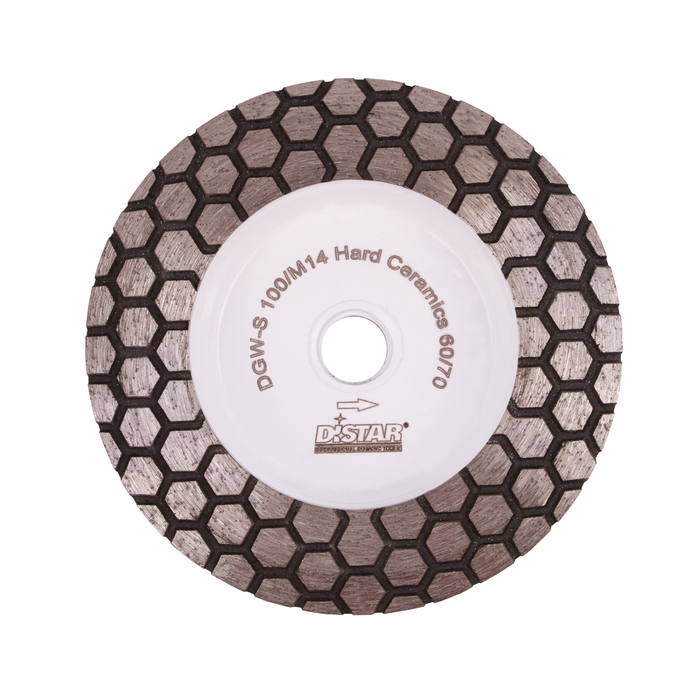 DISTAR DGM-S – 4" Diamond Grinding Cup for Porcelain & Granite (Angle Grinder) – product view 5