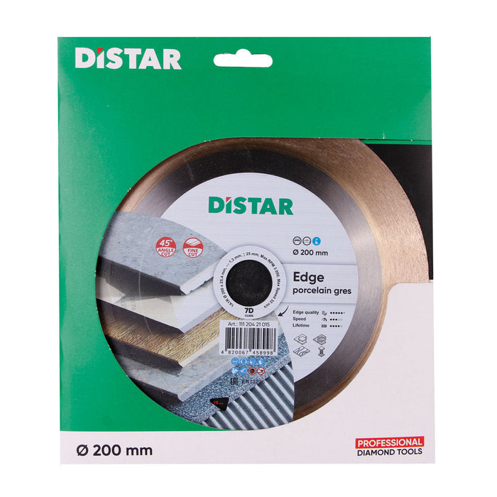 DISTAR Edge Blade – 45° Miter Diamond Blade for Porcelain Tile (7"–10") – product view 7