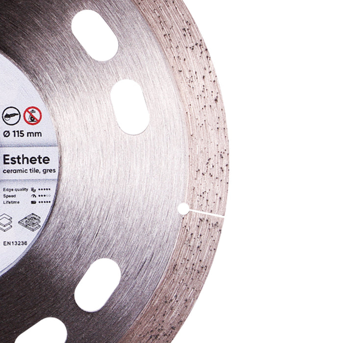 DISTAR Esthete 1.0 Diamond Blade 4.5"–5" – Ultra-Thin Precision Cutting Disc for Ceramic & Porcelain for Corded Grinders – product view 3