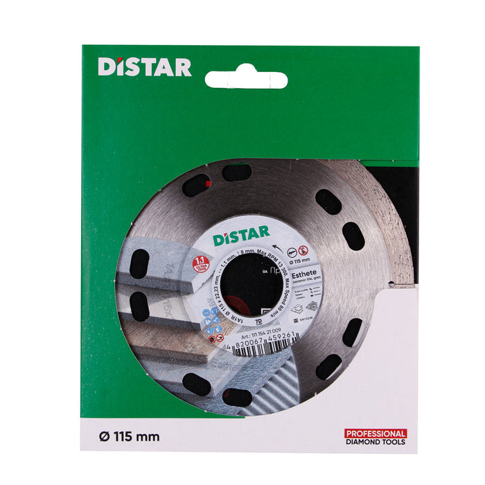 DISTAR Esthete 1.0 Diamond Blade 4.5"–5" – Ultra-Thin Precision Cutting Disc for Ceramic & Porcelain for Corded Grinders – product view 5