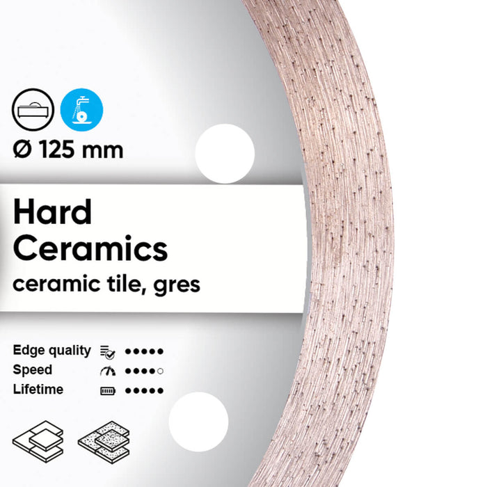 DISTAR Hard Ceramics – Wet Diamond Blade for Porcelain & Ceramic Tile (4.5"–16") – product view 4
