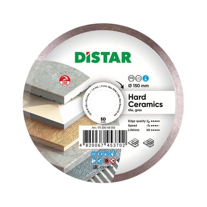 DISTAR Hard Ceramics – Wet Diamond Blade for Porcelain & Ceramic Tile (4.5"–16") – product view 6