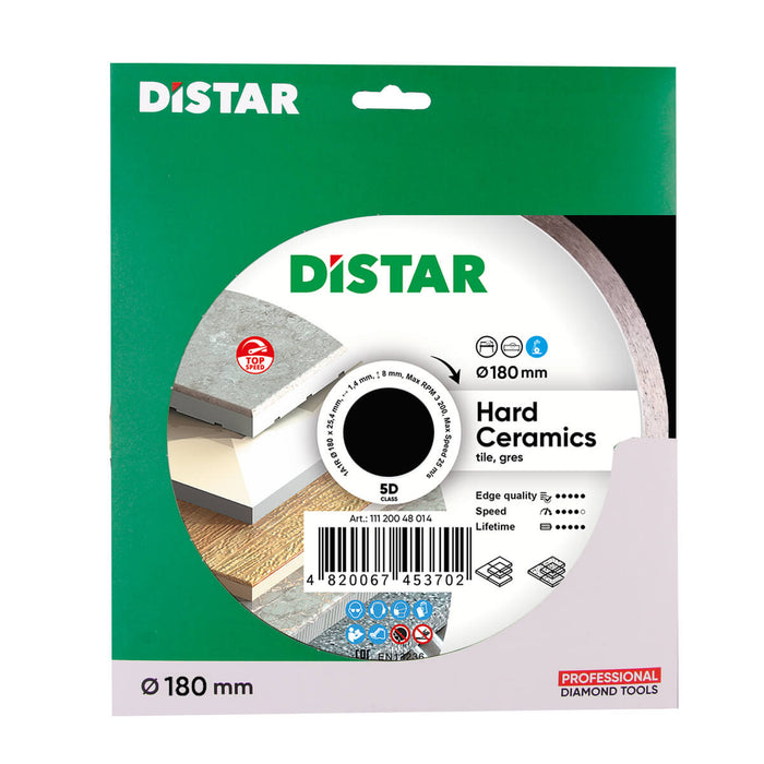 DISTAR Hard Ceramics – Wet Diamond Blade for Porcelain & Ceramic Tile (4.5"–16") – product view 8