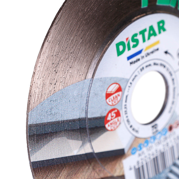 DISTAR Perfect Diamond Blade 4.5" & 5" – Ultra-Clean Cutting for Ceramic & Porcelain Tile – product view 2