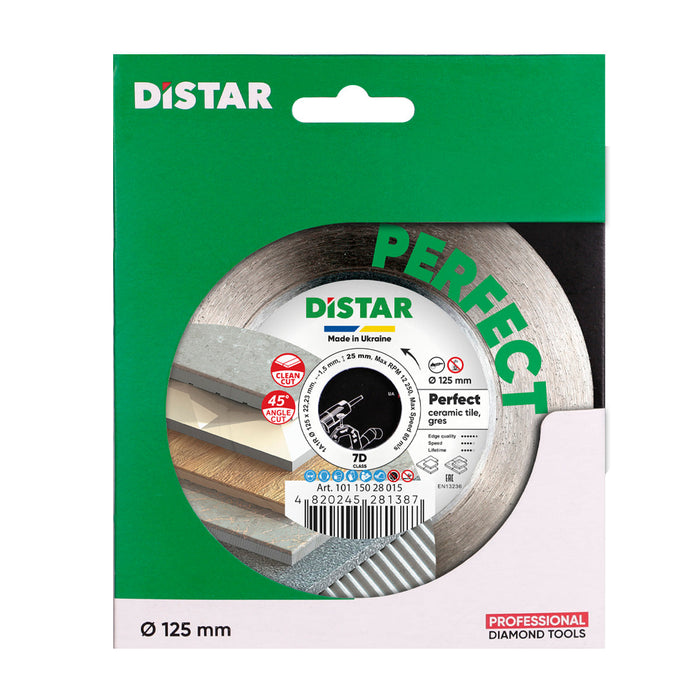 DISTAR Perfect Diamond Blade 4.5" & 5" – Ultra-Clean Cutting for Ceramic & Porcelain Tile – product view 5