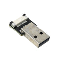 DIY USB Cable Parts - Straight USB-A Plug by The Pi Hut - The Pi Hut