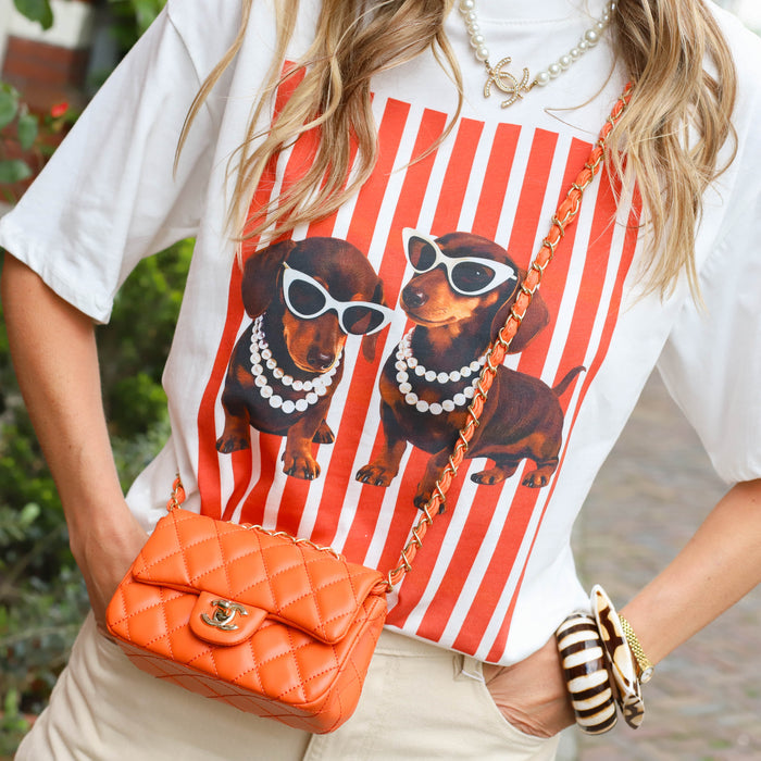 Dog tee double