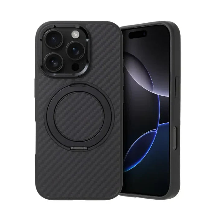 DURO® Ring Master Kevlar case with kickstand for iPhone 16 — DEFF