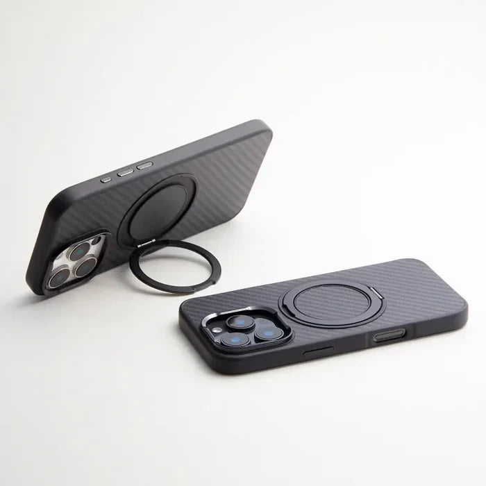 DURO® Ring Master Kevlar case with kickstand for iPhone 16 — DEFF
