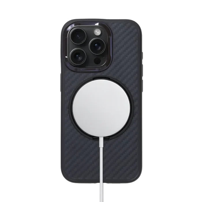 DURO® Ring Master Kevlar case with kickstand for iPhone 16 — DEFF