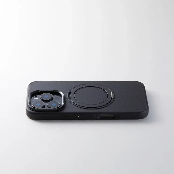 DURO® Ring Master Kevlar case with kickstand for iPhone 16 — DEFF
