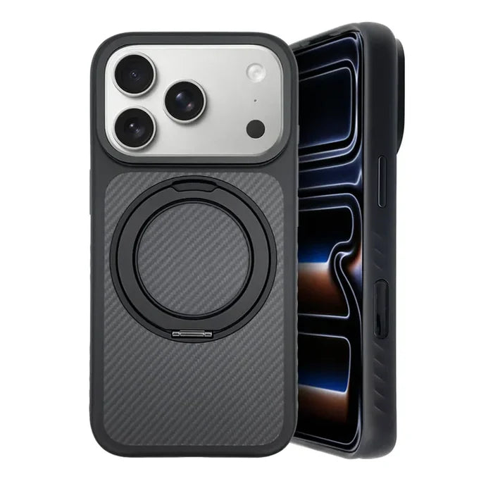DURO® Ring Master Kevlar case with kickstand for iPhone 17 — DEFF