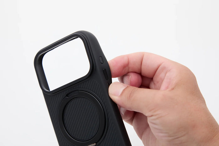 DURO® Ring Master Kevlar case with kickstand for iPhone 18 — DEFF