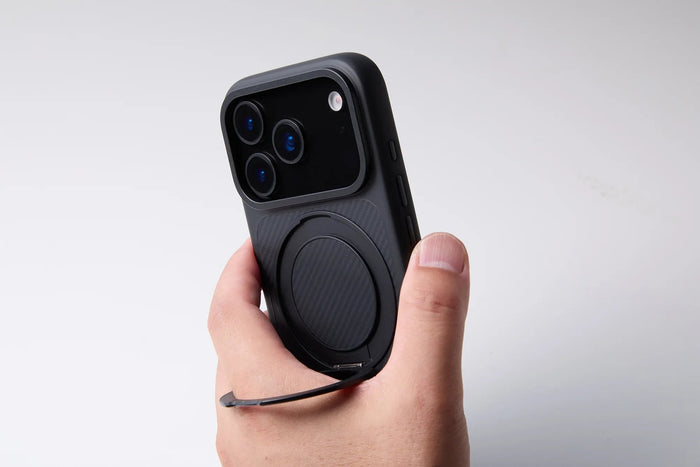 DURO® Ring Master Kevlar case with kickstand for iPhone 18 — DEFF