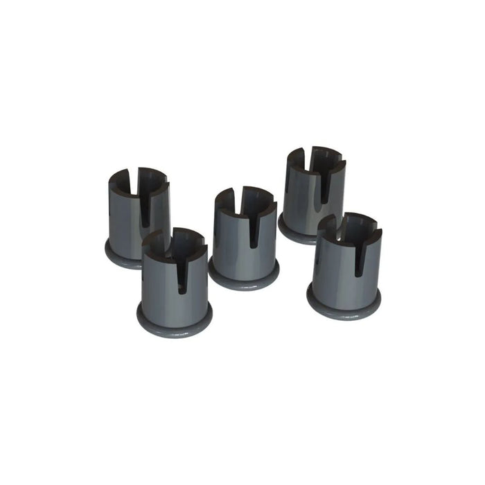 Height adjustment post set for Bond Flange, dark grey mounting sleeves