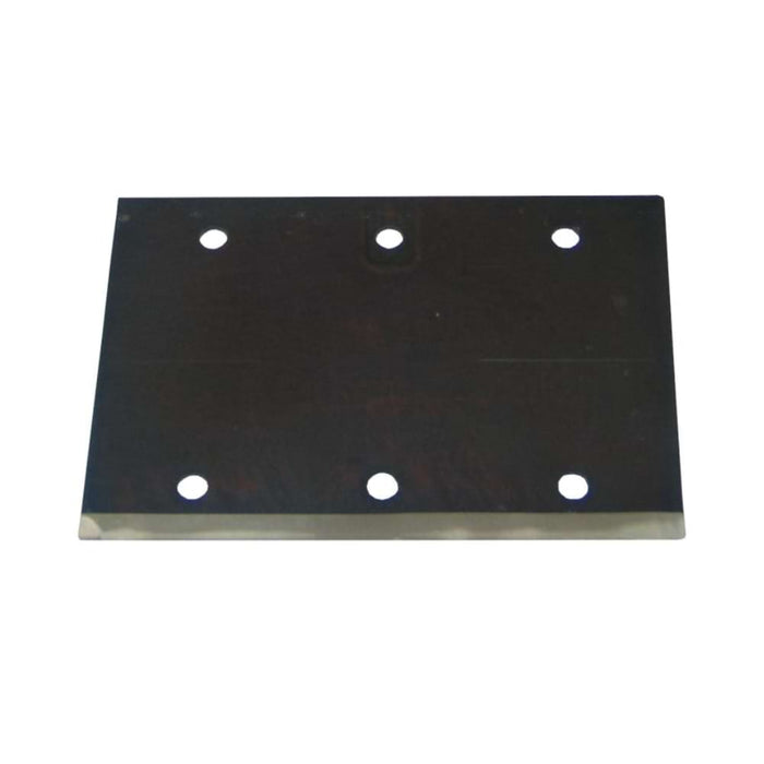 Parquetry blades set: 4" black metal blade plate with mounting holes
