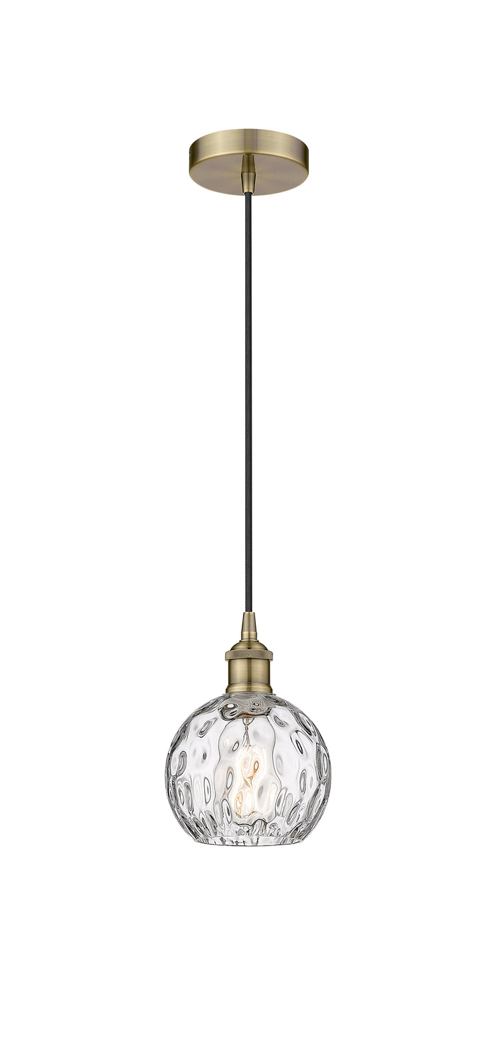 Edison Mini Pendant Antique Brass 10 Inch