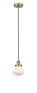 Edison Mini Pendant Antique Brass Finish