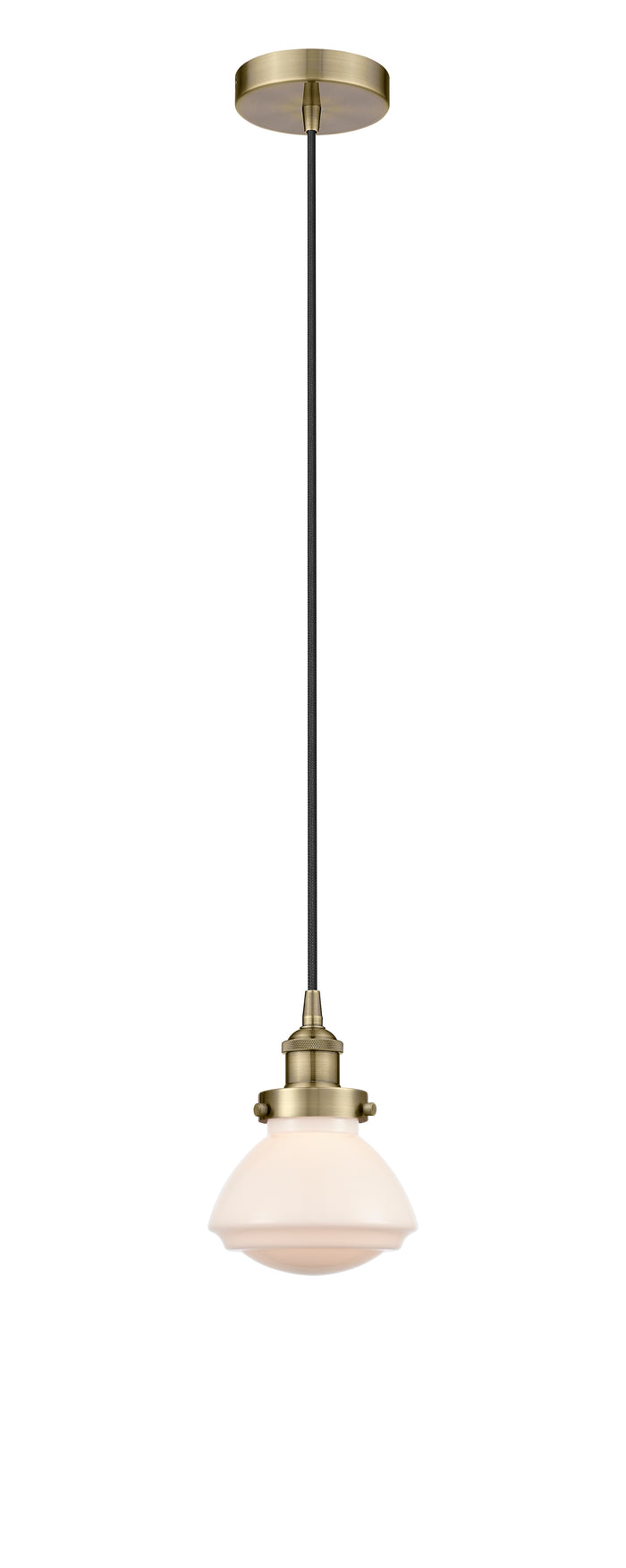 Edison Mini Pendant Antique Brass Finish