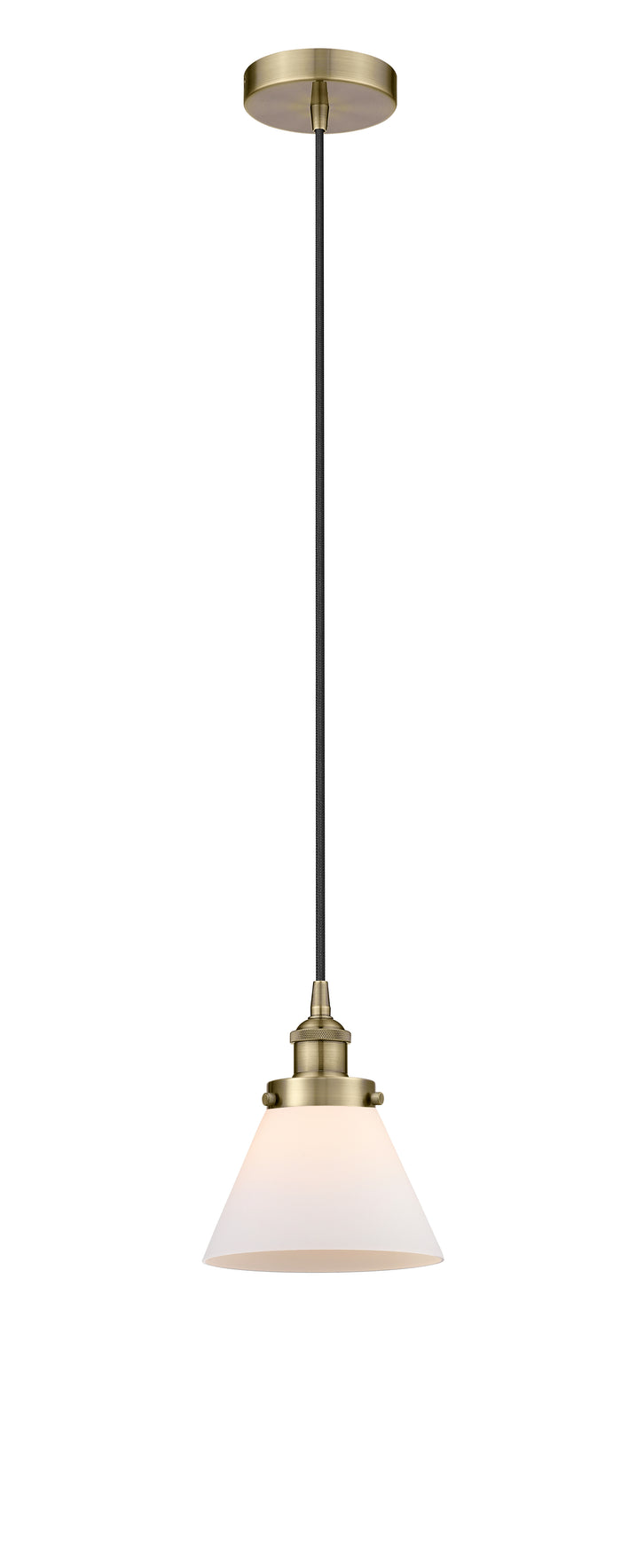 Edison Mini Pendant Antique Brass Finish