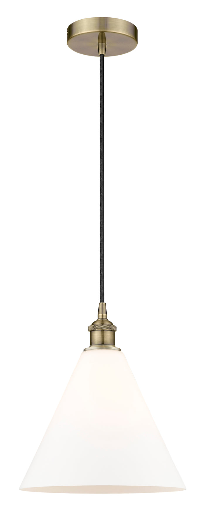 Edison Mini Pendant Antique Brass Glass