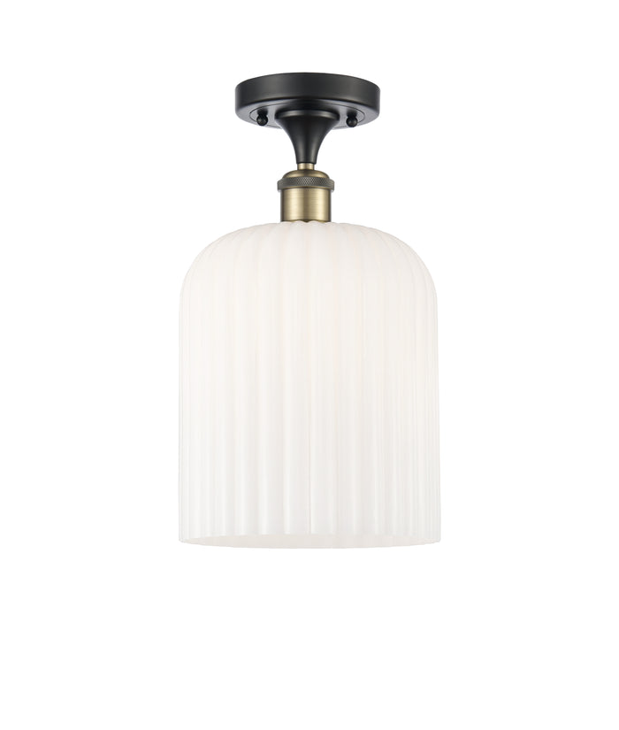 Black Antique Brass / Gloss White
