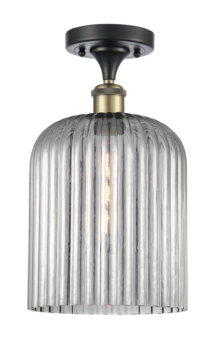 Black Antique Brass / Light Smoke
