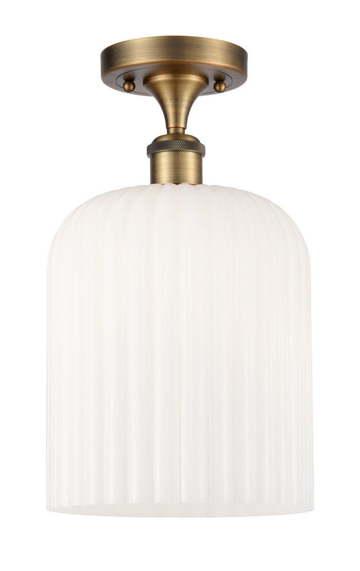 Brushed Brass / Gloss White