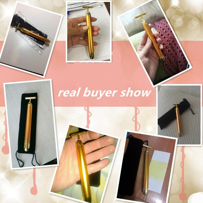 brandsego - Energy Beauty Bar Slimming Roller Vibration Massager Stick-NA8311