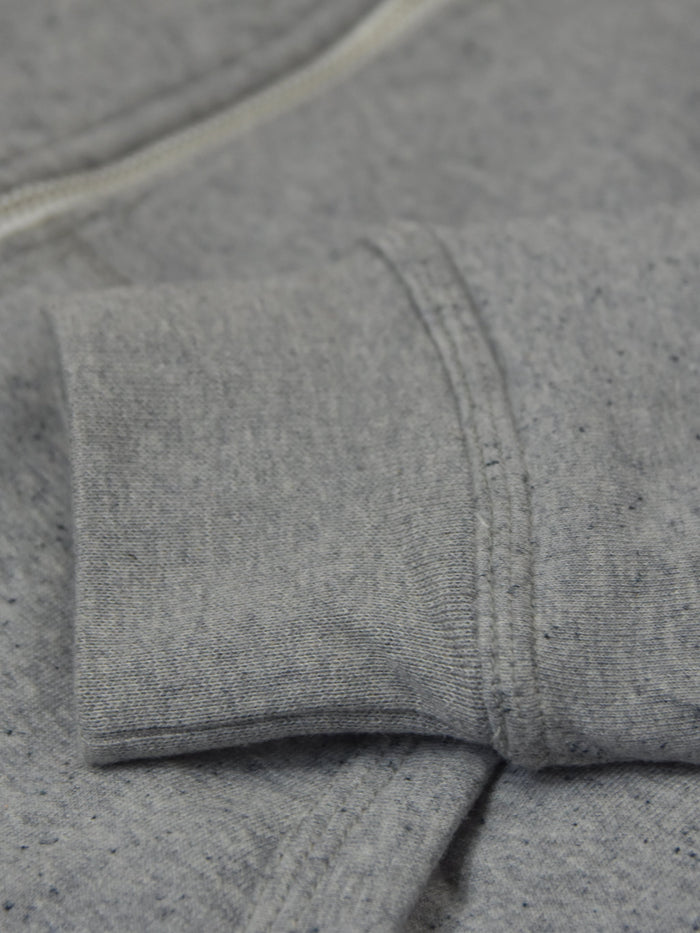 Adidas Faux Fur Zipper Hoodie For Men-Grey Melange-NA13961