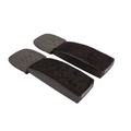 Fento MAX insoles: black knee pads with perforations and insertable area