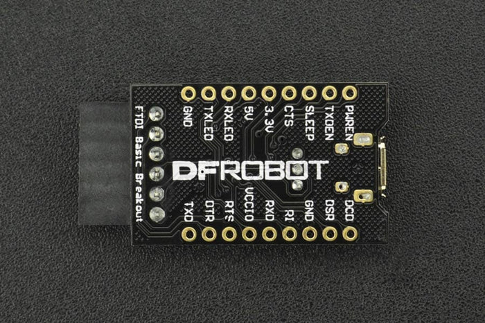 Fermion: FTDI Basic Breakout 3.3/5V (Arduino Compatible) by DFRobot - The Pi Hut