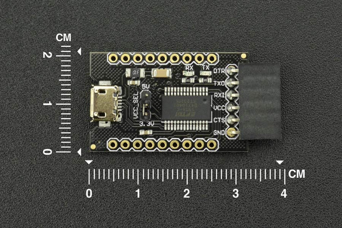 Fermion: FTDI Basic Breakout 3.3/5V (Arduino Compatible) by DFRobot - The Pi Hut