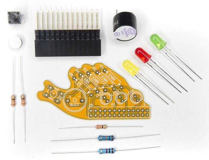 Fish Dish - GPIO LED Buzzer Board [Discontinued] by ModMyPi - The Pi Hut