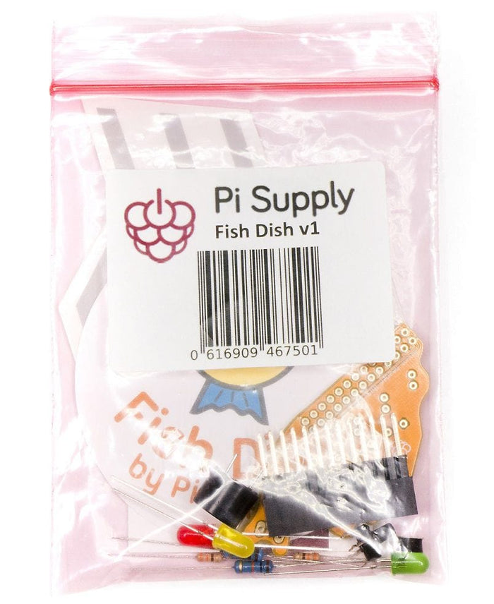 Fish Dish - GPIO LED Buzzer Board [Discontinued] by ModMyPi - The Pi Hut