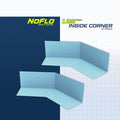 135° Waterproof Inside Corner NoFlo™ 2-Pack, blue foam corner pieces