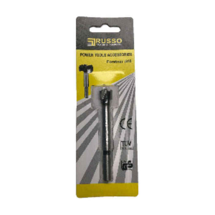 Forstner bit drill bit in blister packaging