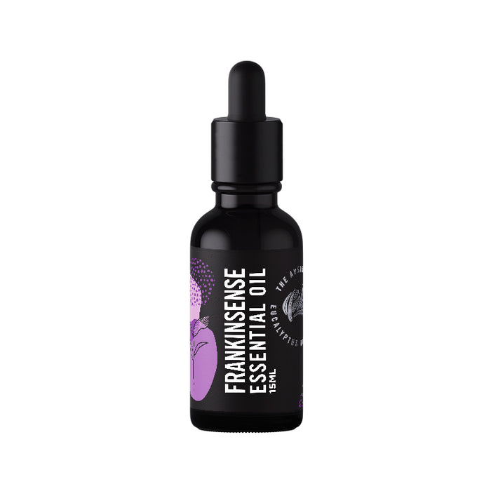Frankincense essential oil 15ml black glass dropper bottle