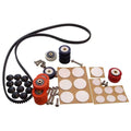 Repair Kit 1073: drive belt, wheels, adhesive pads, screws for Saw XT