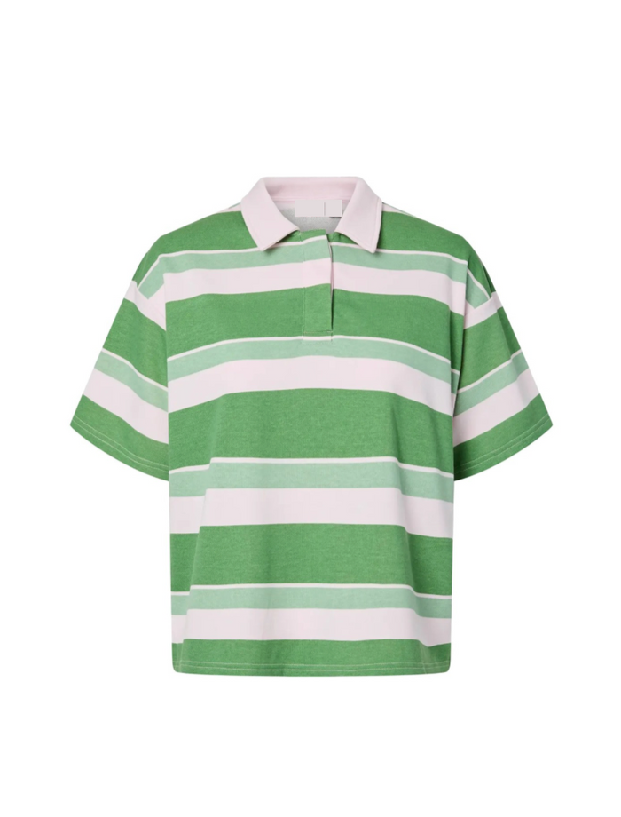 Gippy polo sweater top cradle pink green